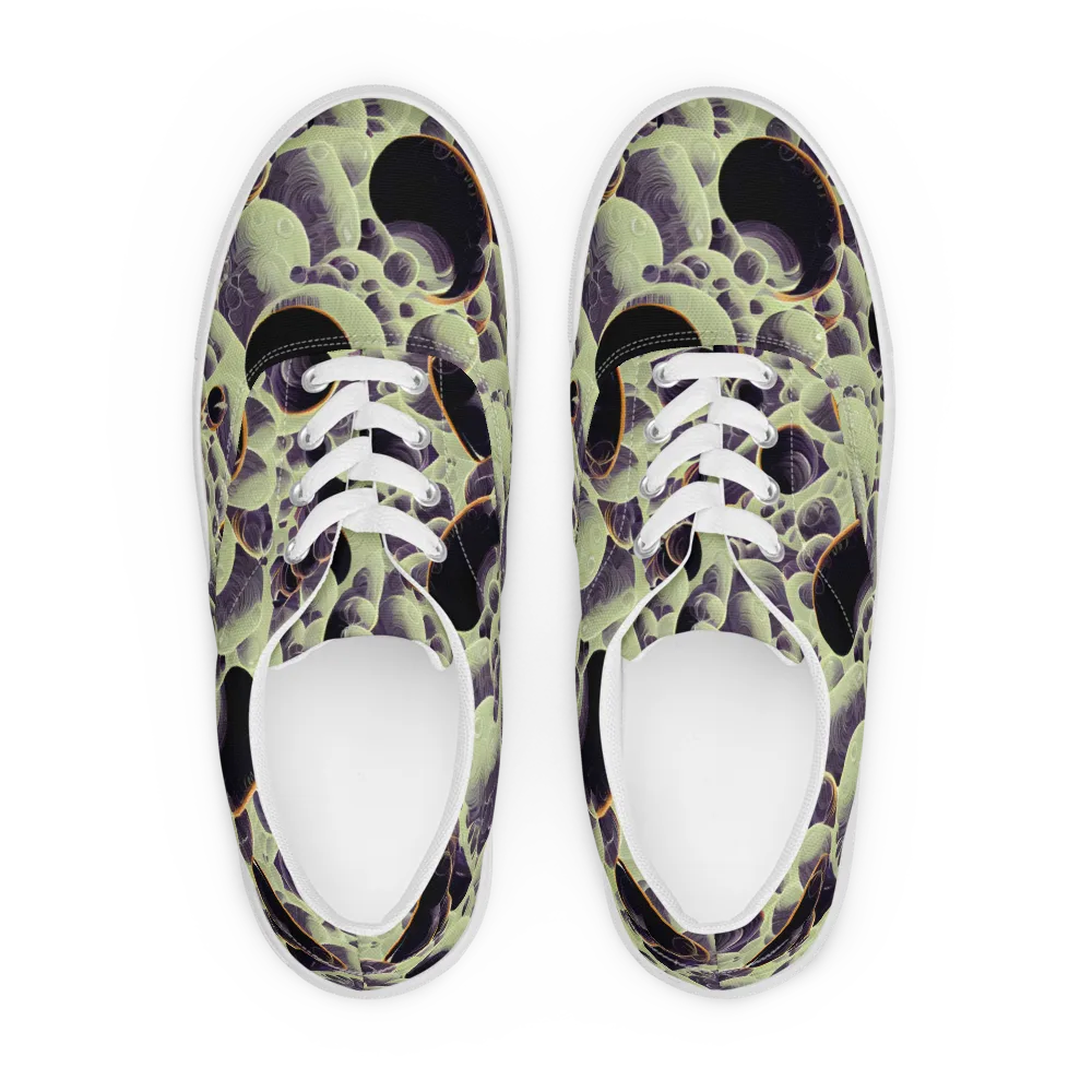 Acid Organica on Men's Lace-Up Canvas Shoes — Front