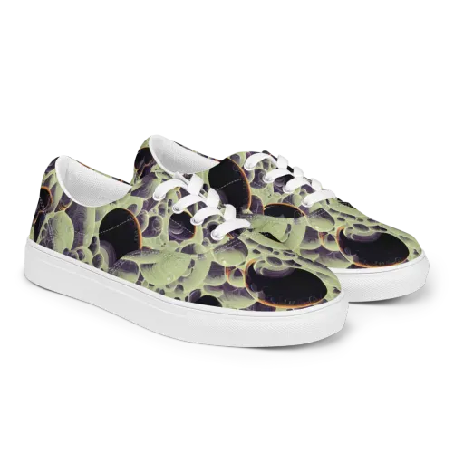 Acid Organica on a Men's Lace-Up Canvas Shoes