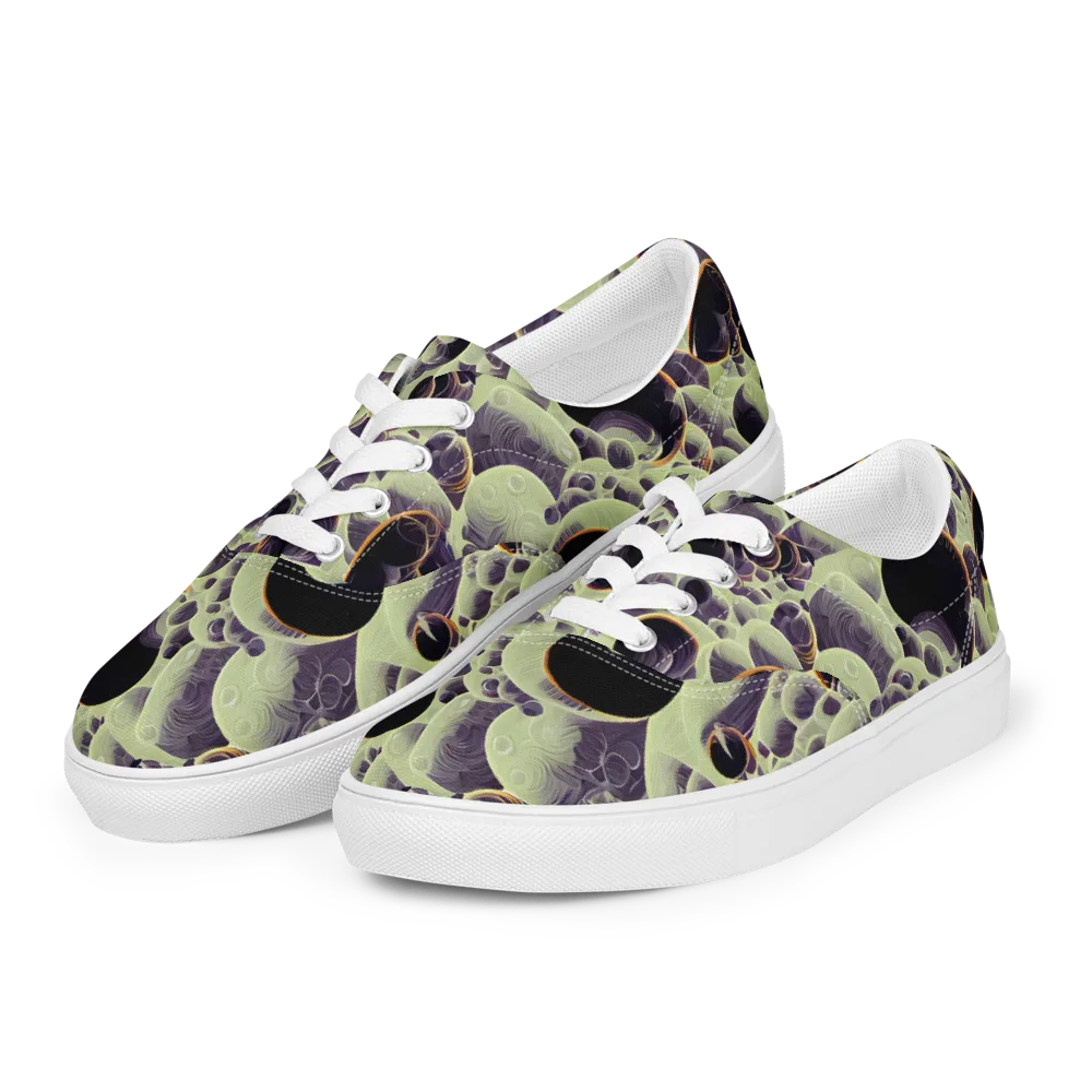 Acid Organica on Men's Lace-Up Canvas Shoes — Left Front