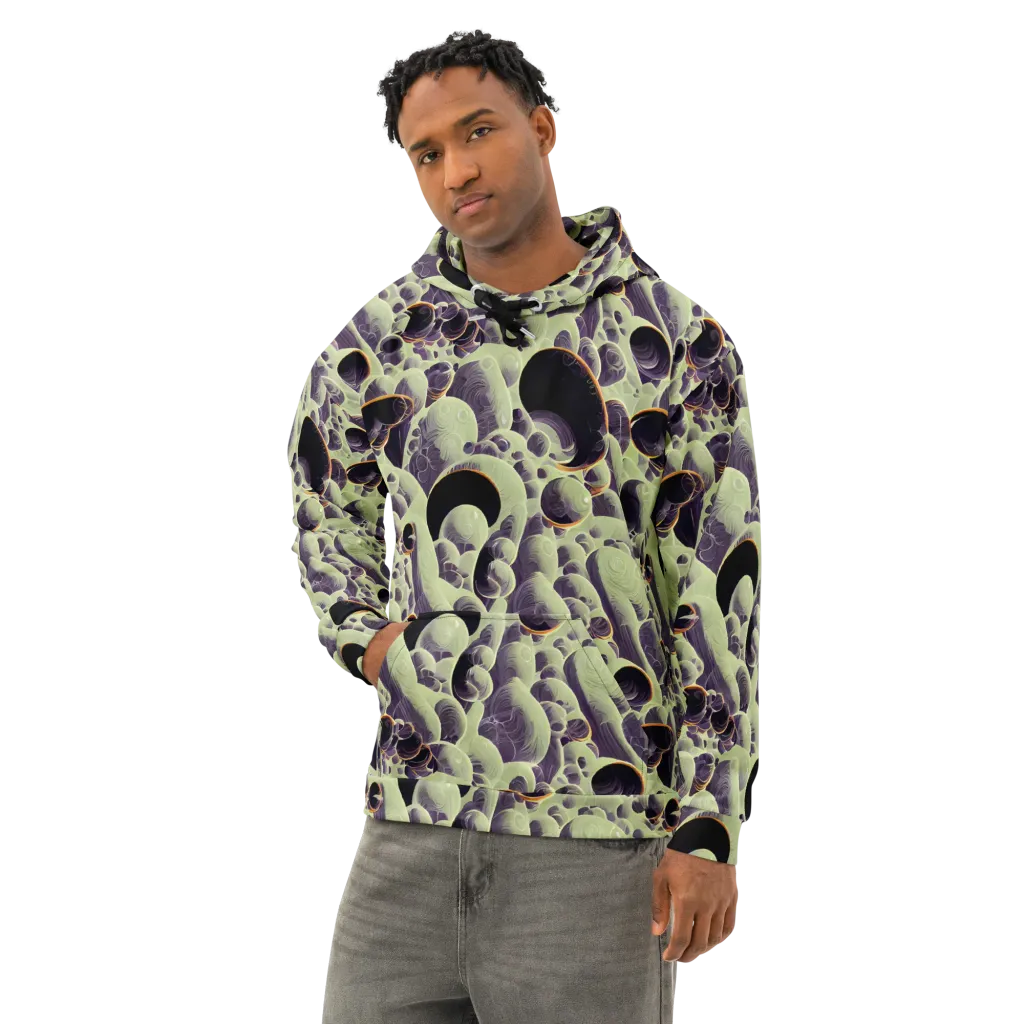Acid Organica on Cotton Hoodie — Left Front