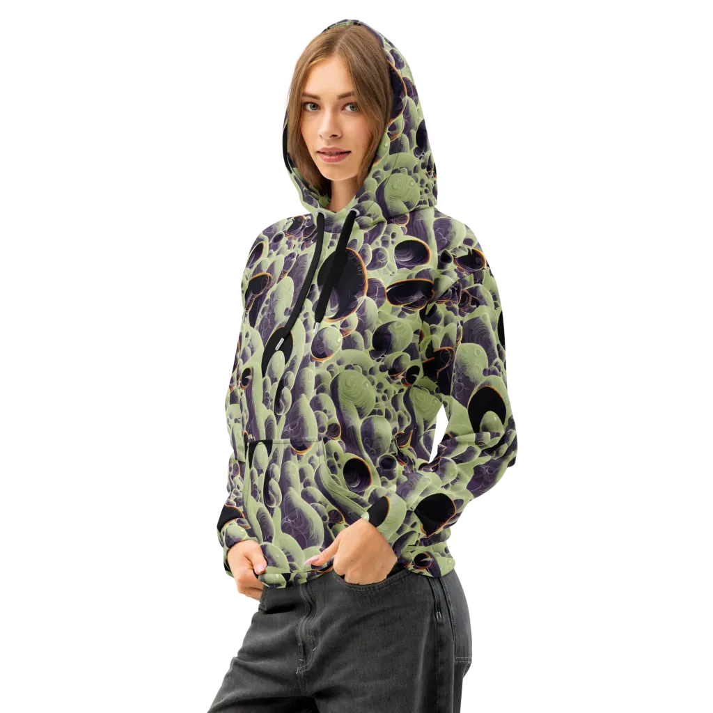 Acid Organica on Cotton Hoodie — Left Front
