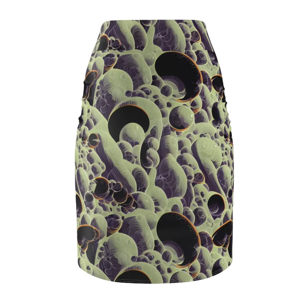Acid Organica on Pencil Skirt — Back