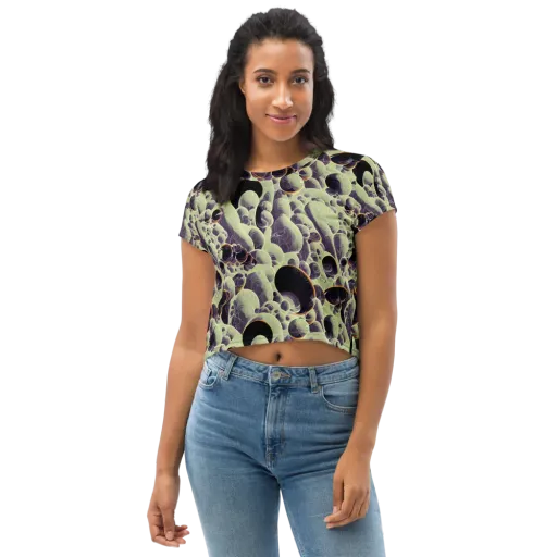 Acid Organica on a Crop Tee
