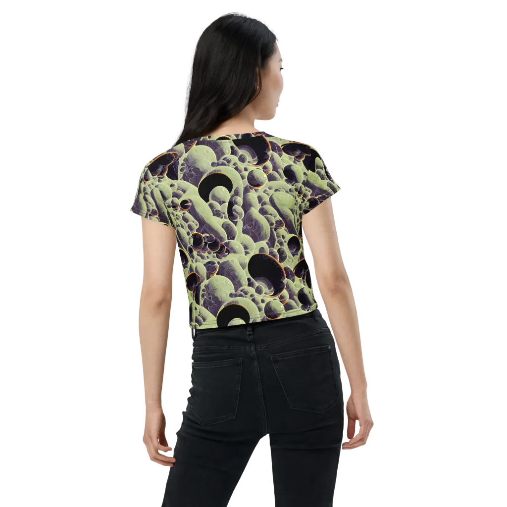Acid Organica on Crop Tee — Back
