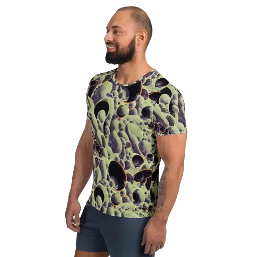 Acid Organica on a Men's Athletic T-Shirt