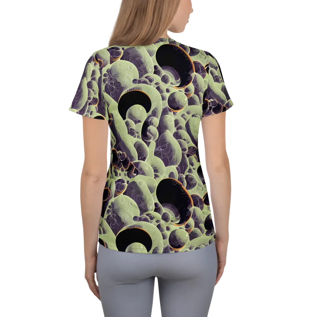 Acid Organica on Women's Athletic T-Shirt — Back