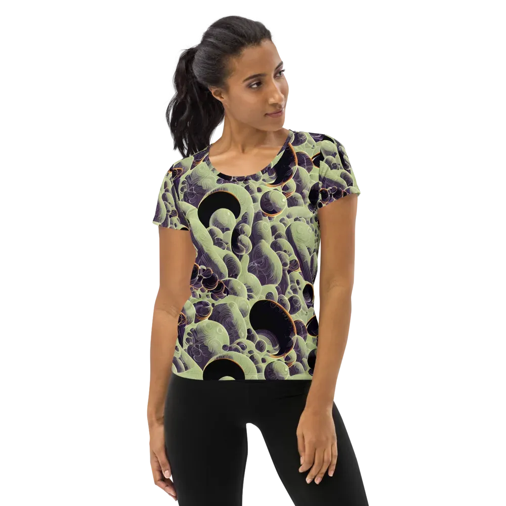 Acid Organica on Women's Athletic T-Shirt — Front