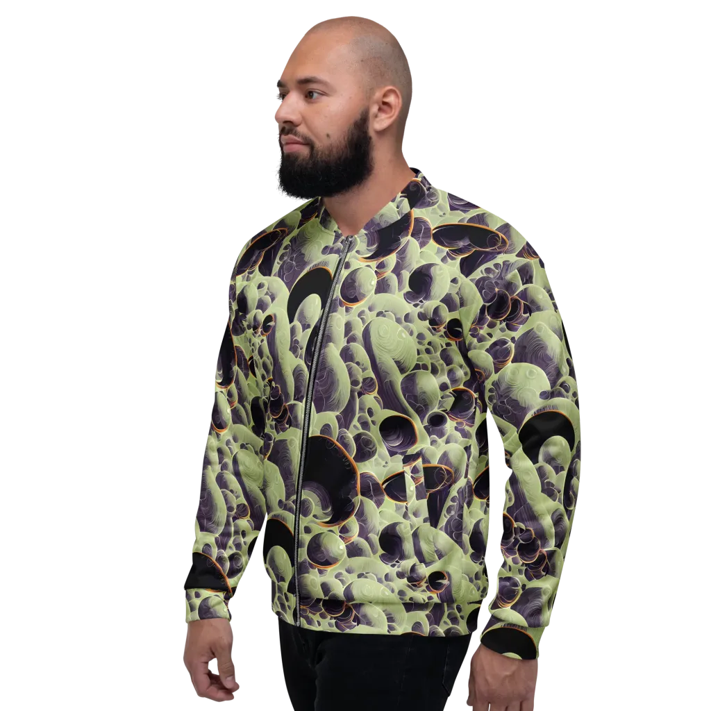 Acid Organica on Bomber Jacket — Left