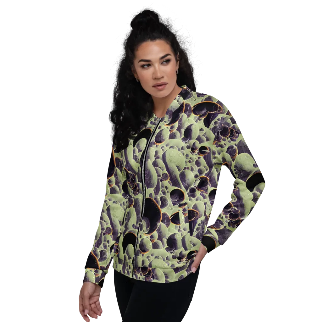 Acid Organica on Bomber Jacket — Left
