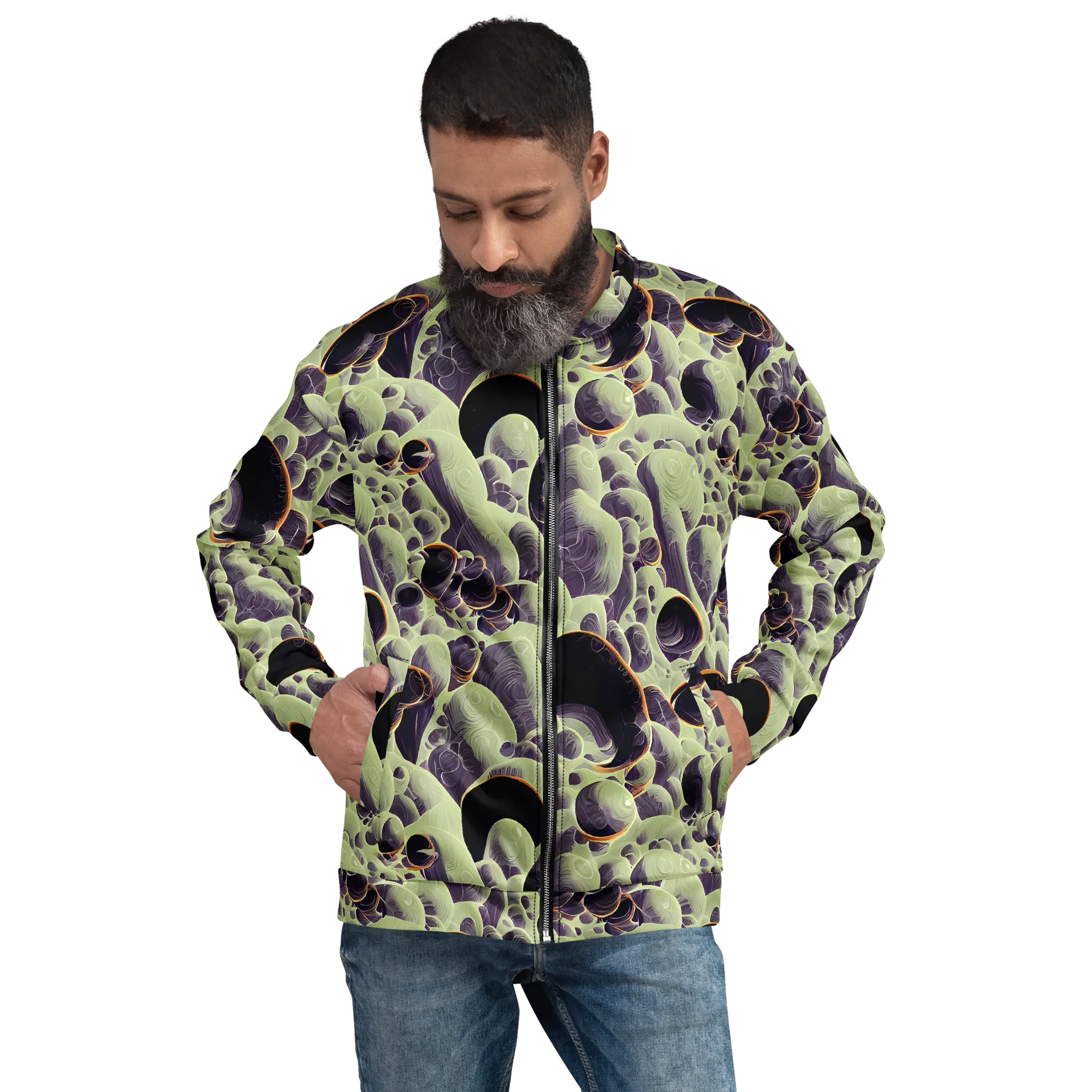 Acid Organica on Bomber Jacket — Front