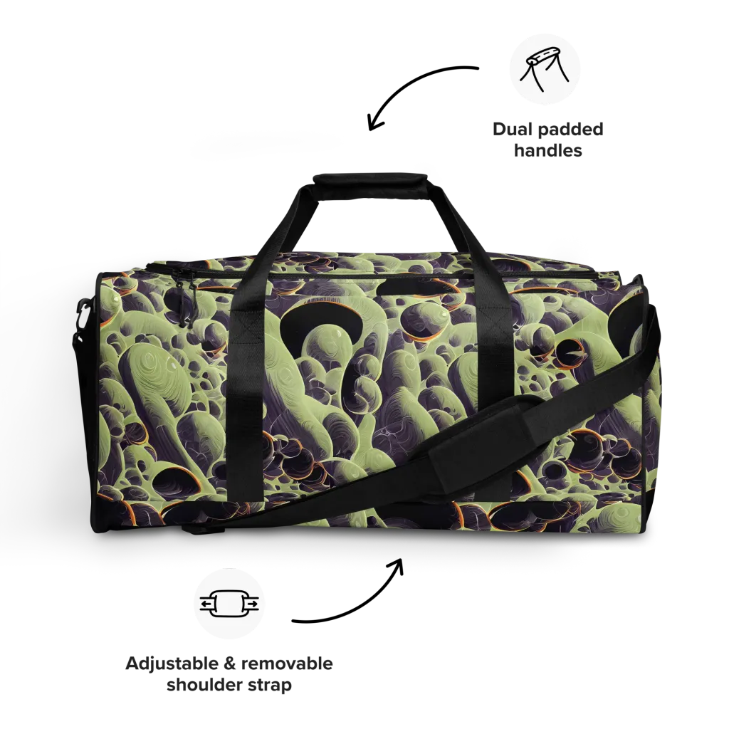 Acid Organica on Duffle Bag — Front