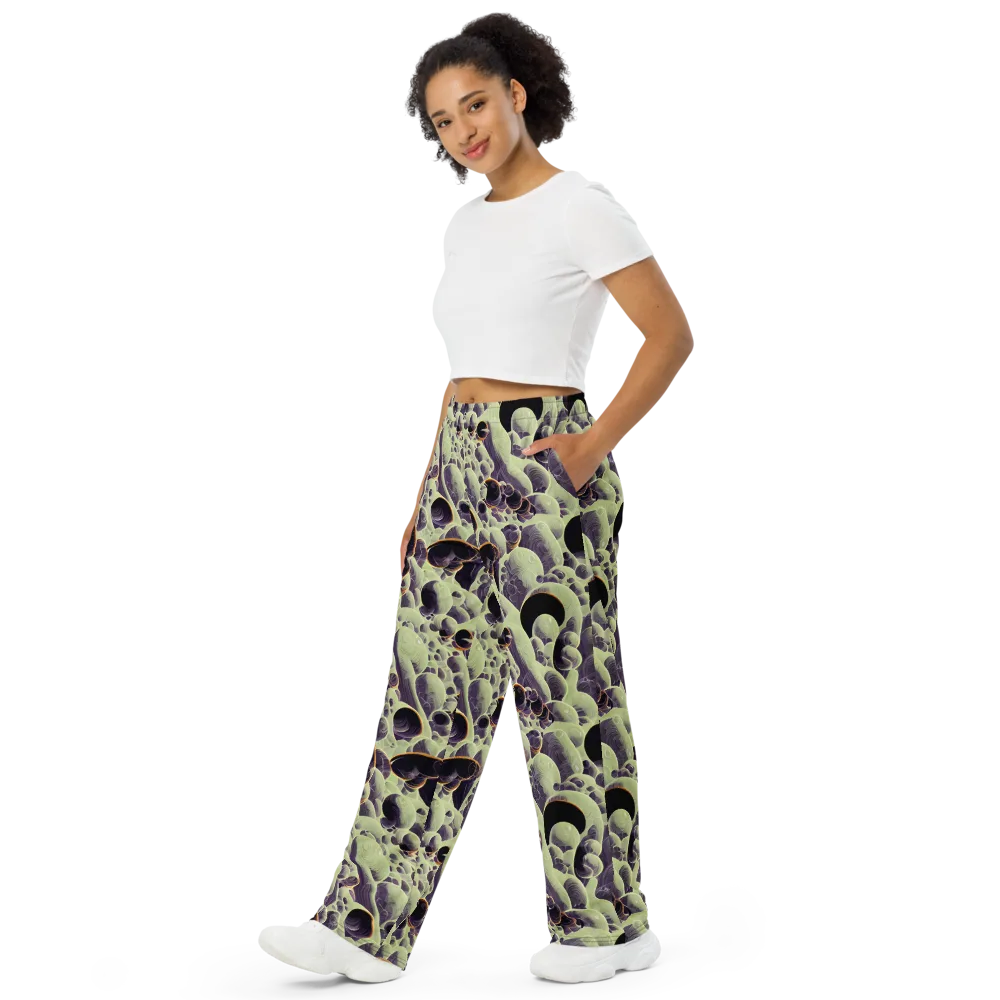 Acid Organica on Wide-Leg Pants — Left Front
