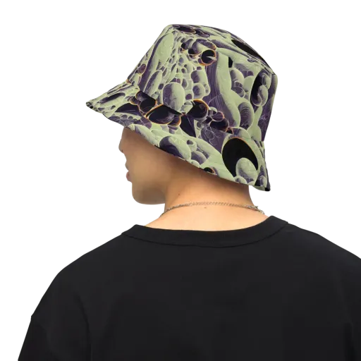 Acid Organica on a Reversible Bucket Hat