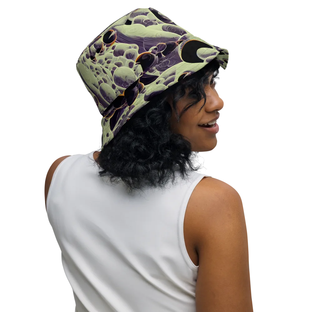 Acid Organica on Reversible Bucket Hat — Right Outside