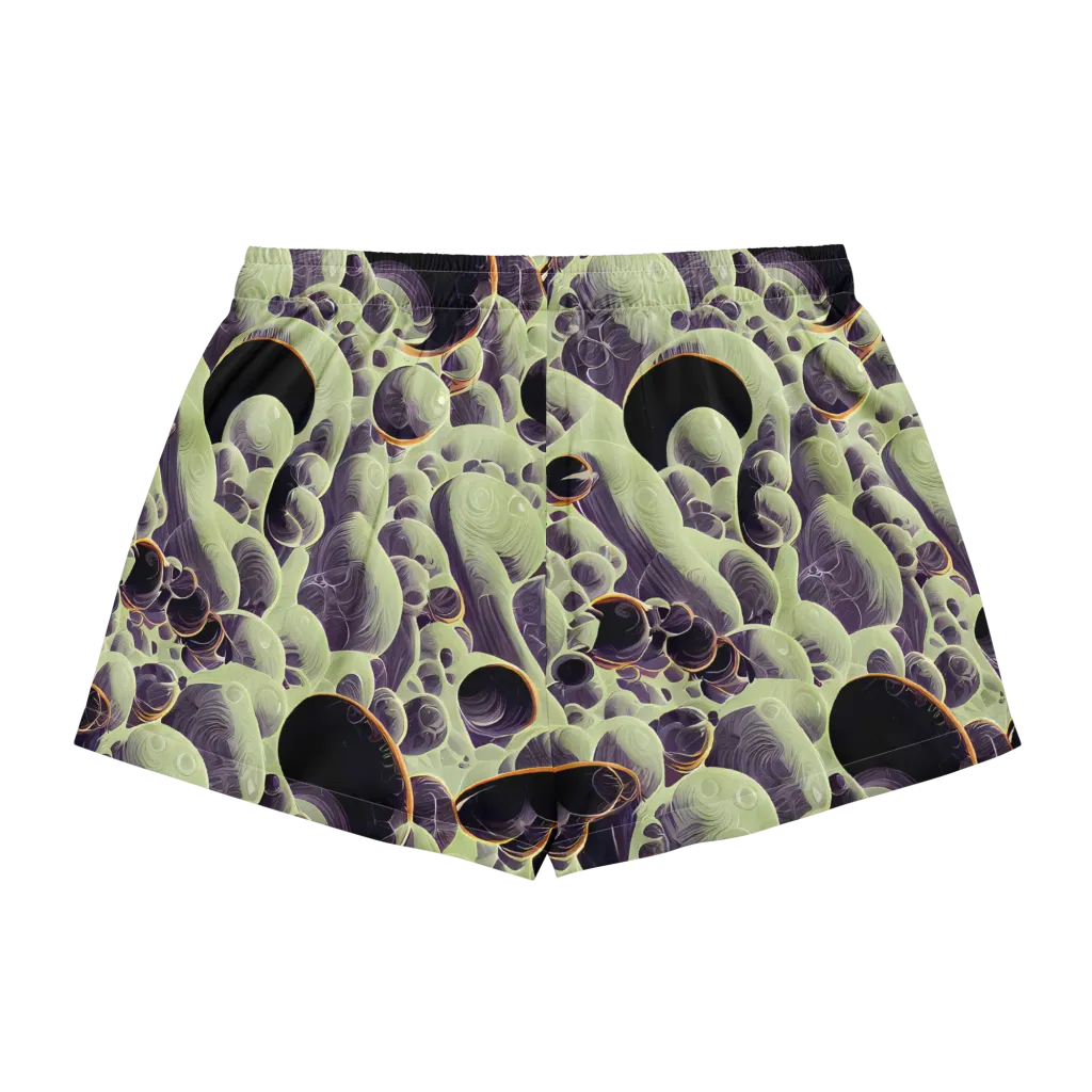 Acid Organica on Women's Pajama Shorts — Back