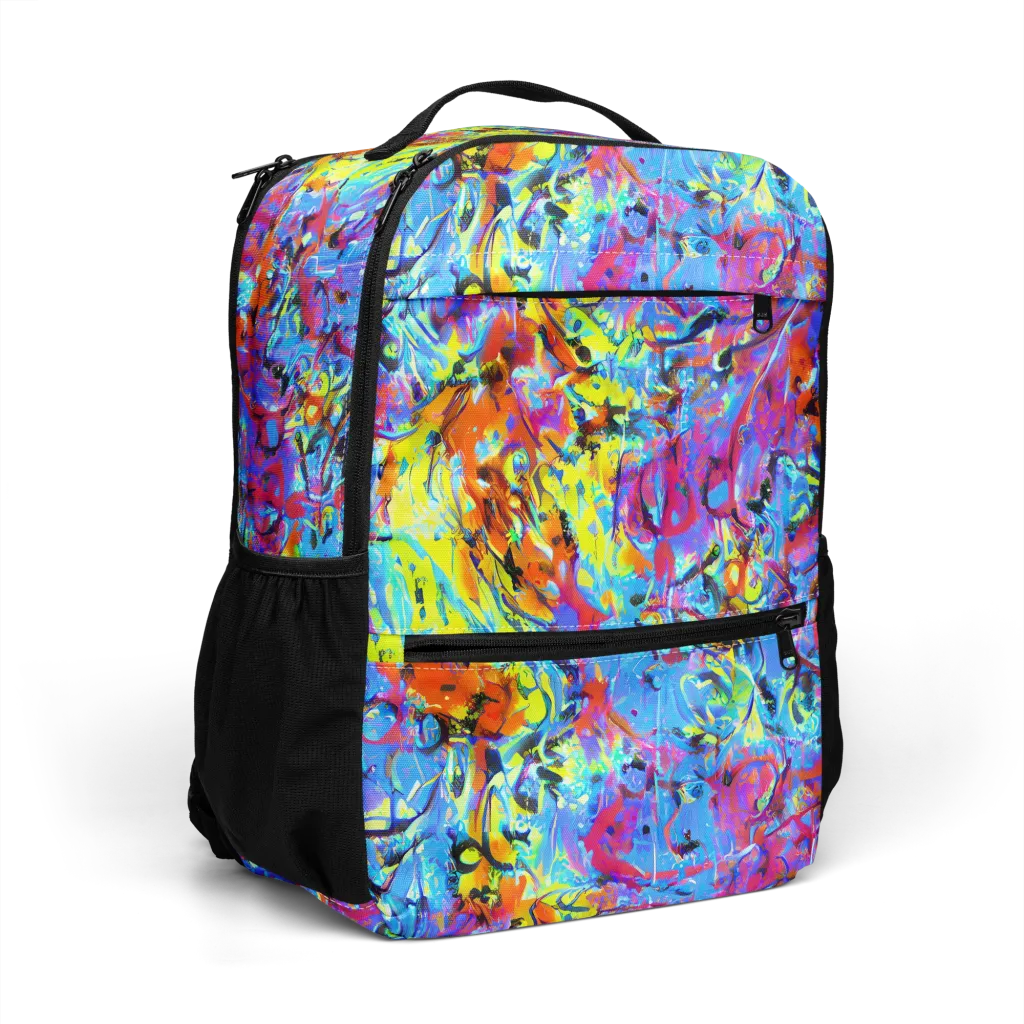 Electric Fervor on Utility Backpack — Right Front