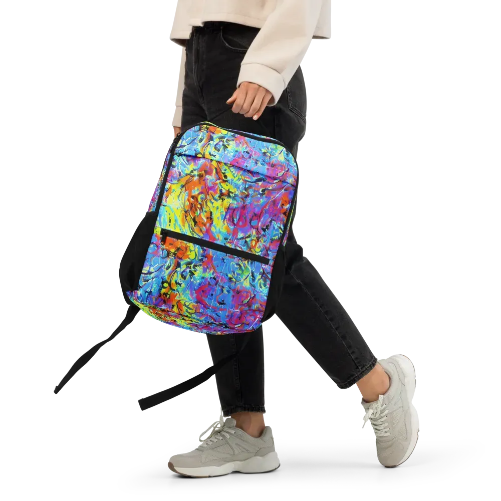 Electric Fervor on Utility Backpack — Front