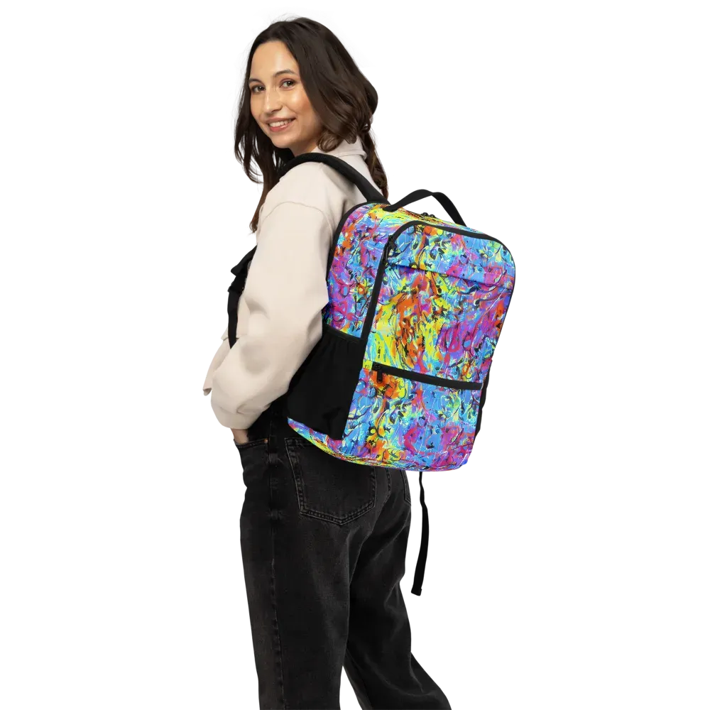 Electric Fervor on Utility Backpack — Back
