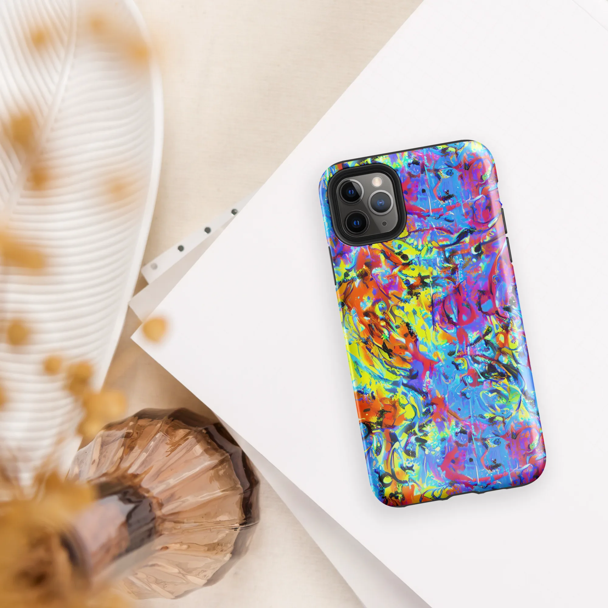 Electric Fervor on Tough Case for iPhone® — Front