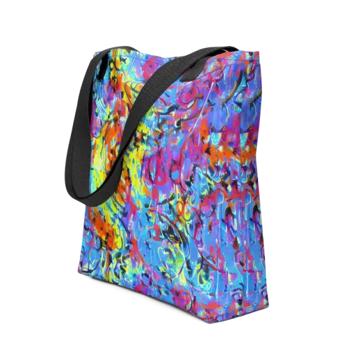Electric Fervor on a Tote Bag
