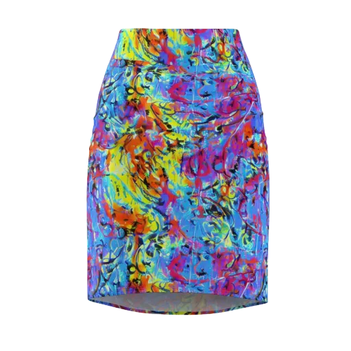 Electric Fervor on a Pencil Skirt