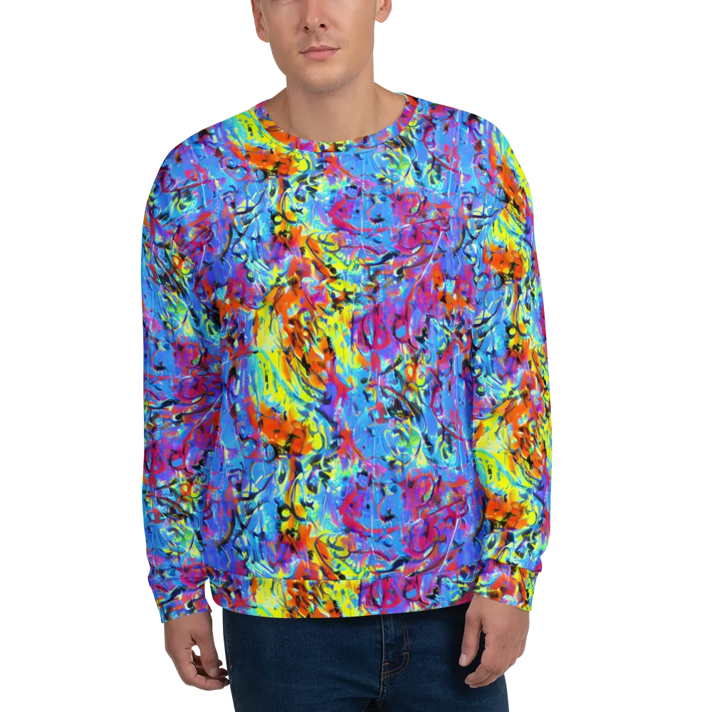 Electric Fervor on Sweatshirt — Front