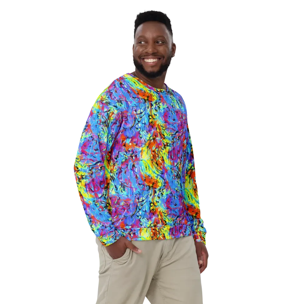 Electric Fervor on Sweatshirt — Front
