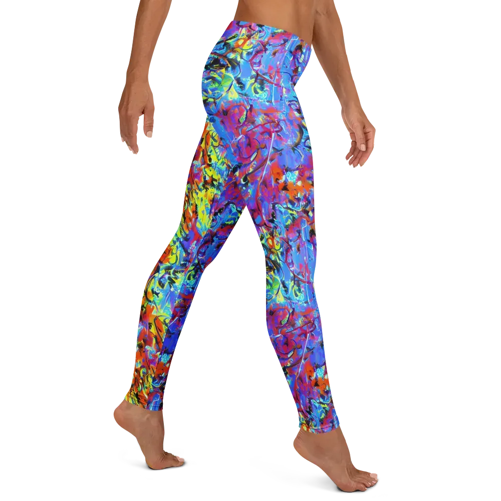 Electric Fervor on Leggings — Right