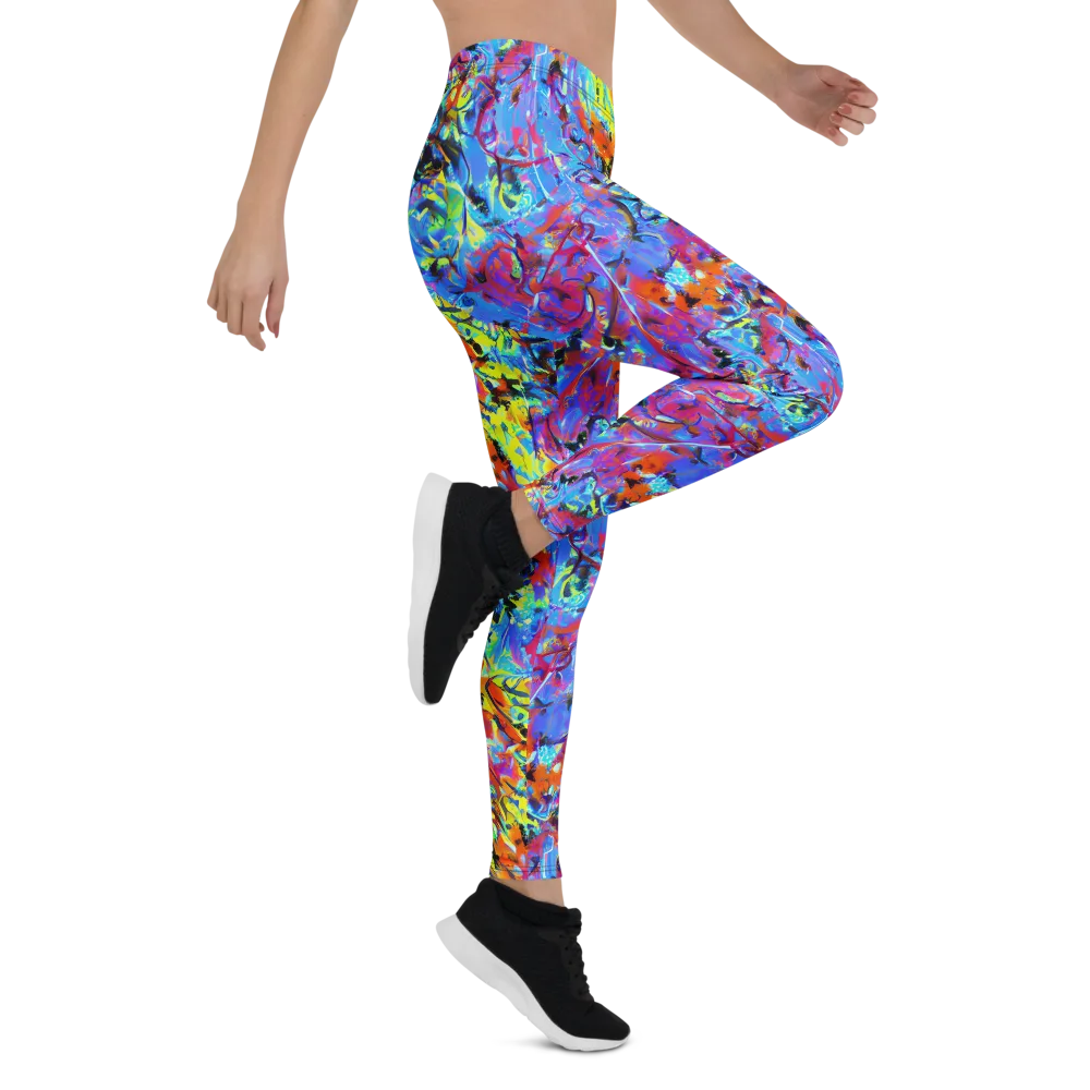 Electric Fervor on Leggings — Right