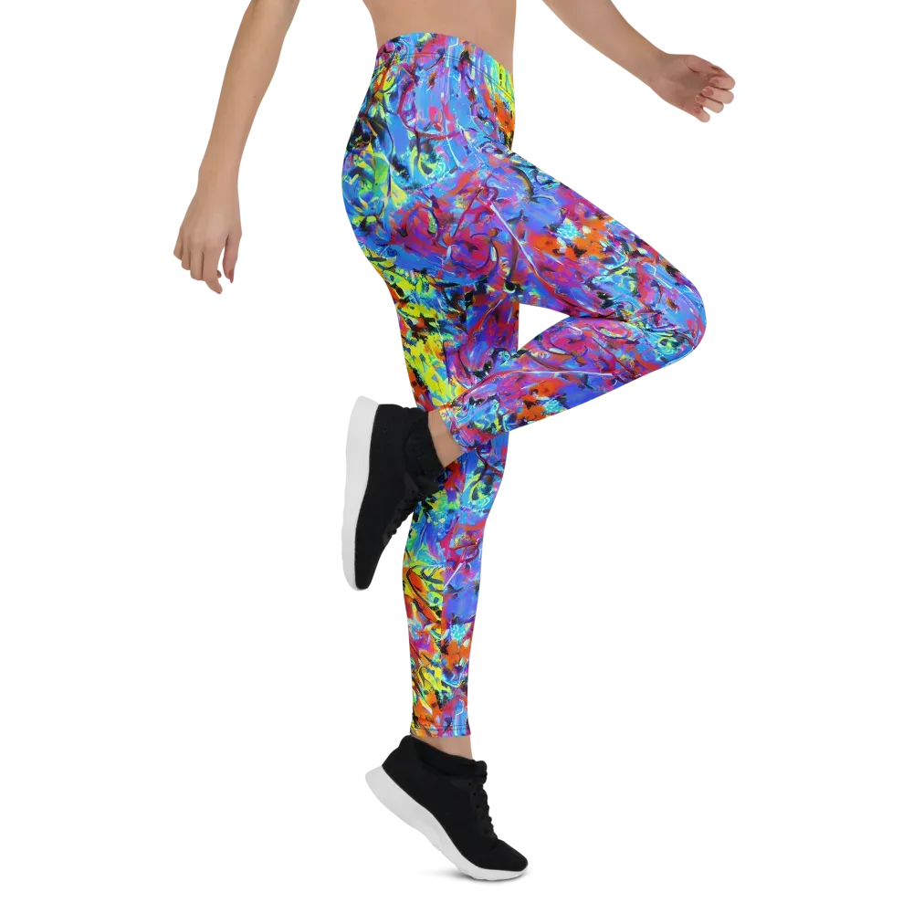 Electric Fervor on Leggings — Right