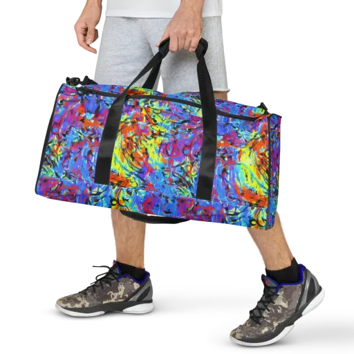Electric Fervor on a Duffle Bag