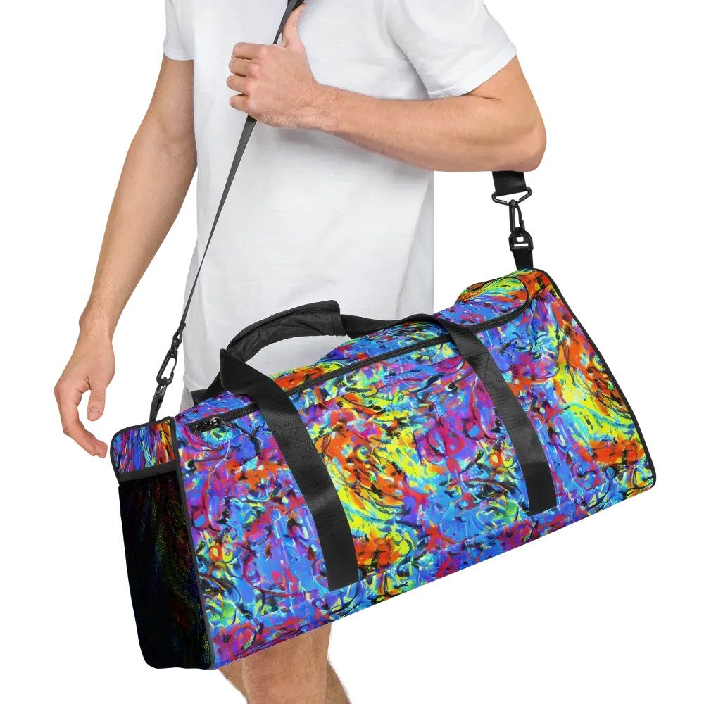 Electric Fervor on Duffle Bag — Right Front
