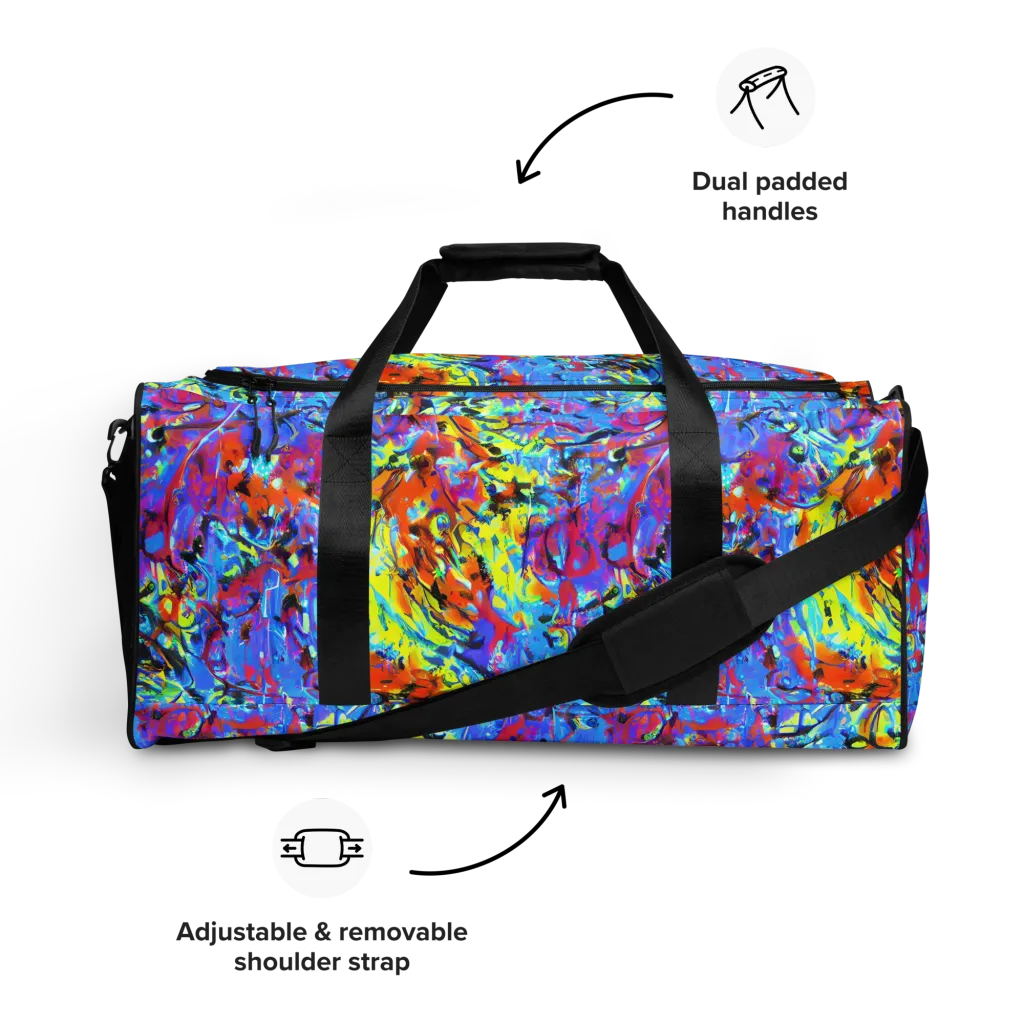 Electric Fervor on Duffle Bag — Front