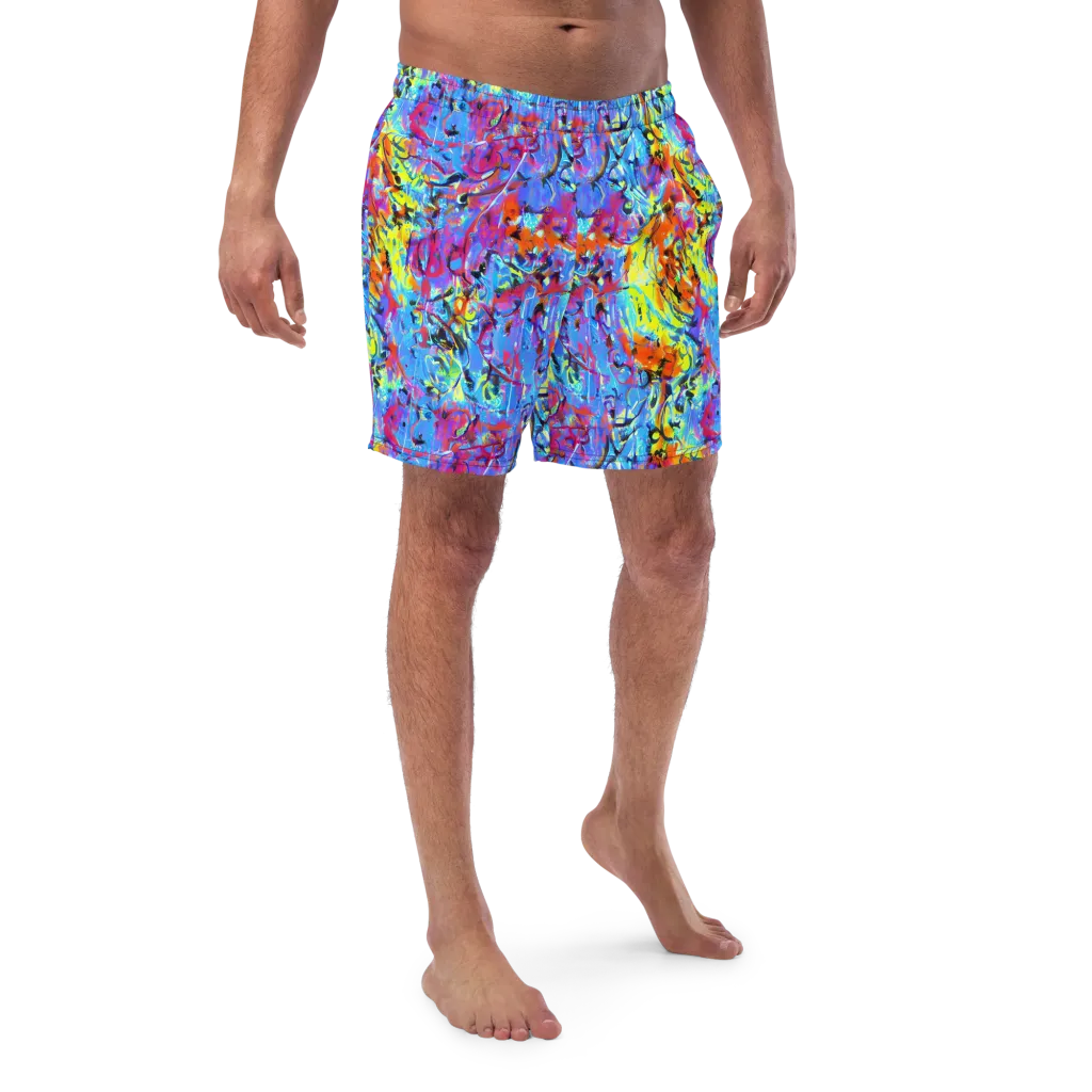 Electric Fervor on Swim Trunks — Front