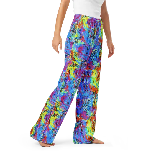 Electric Fervor on a Women's Pajama Pants