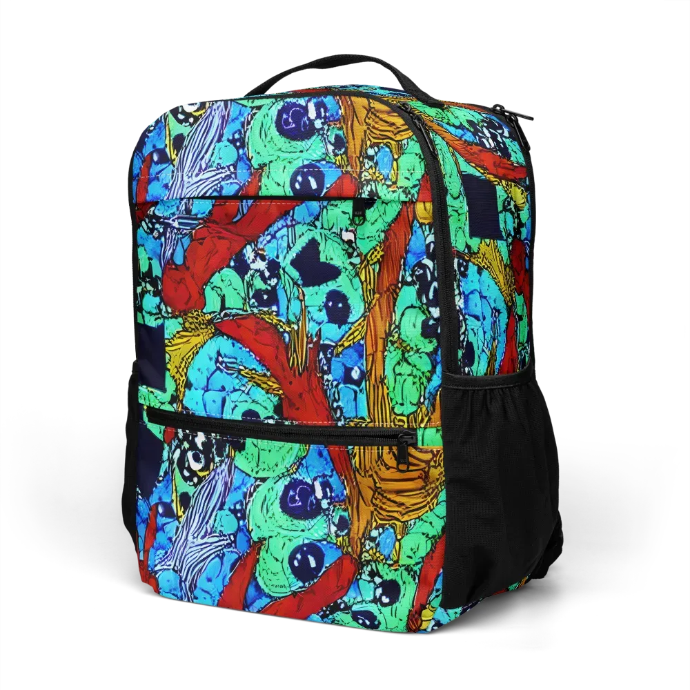 Jungle Aftershock on Utility Backpack — Left Front