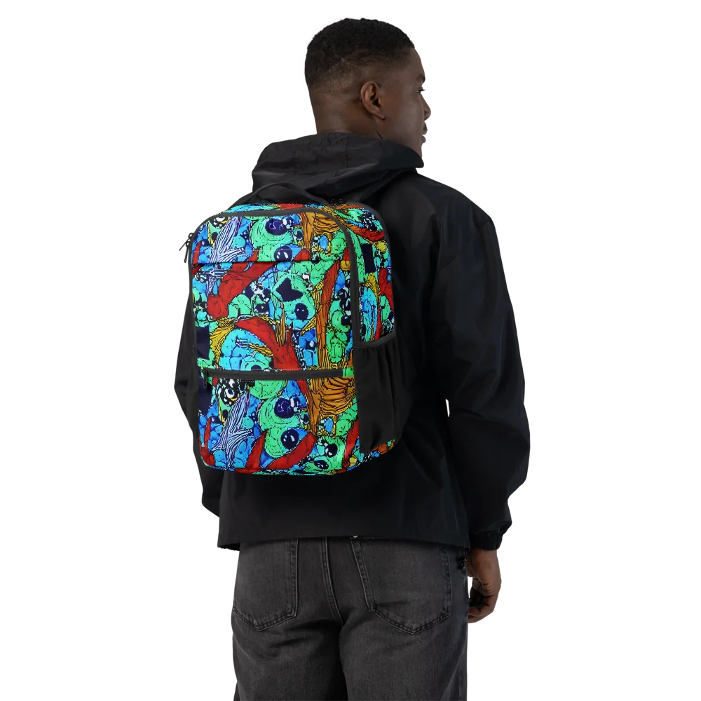 Jungle Aftershock on Utility Backpack — Back