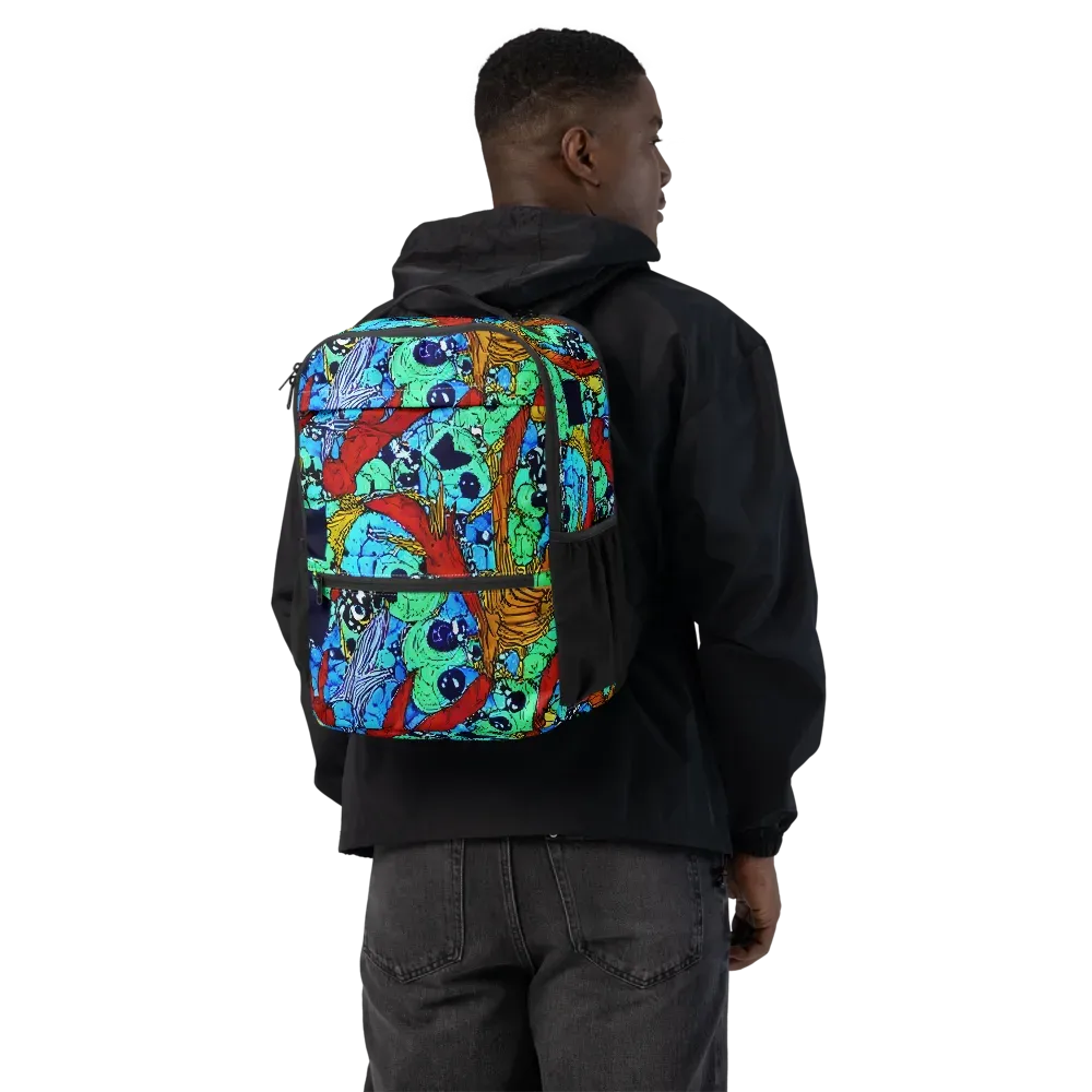 Jungle Aftershock on Utility Backpack — Back