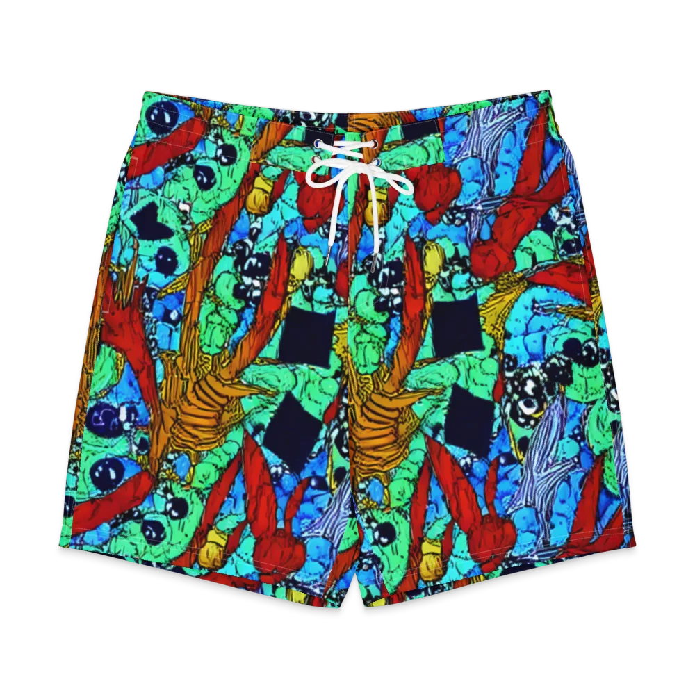 Jungle Aftershock on Men's Board Shorts — Front