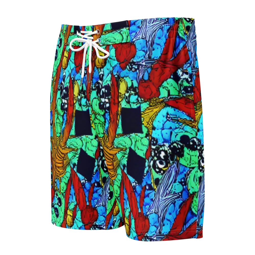 Jungle Aftershock on Men's Board Shorts — Front