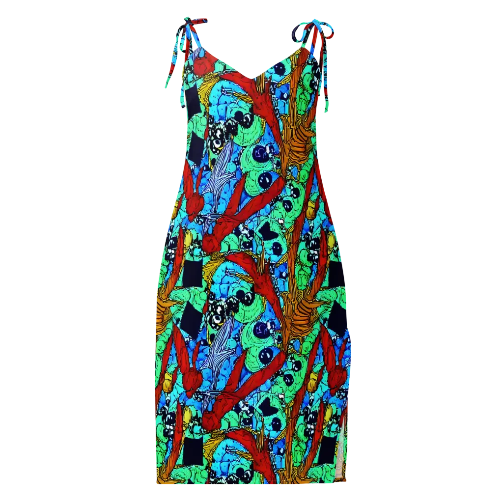 Jungle Aftershock on Slip Dress — Front