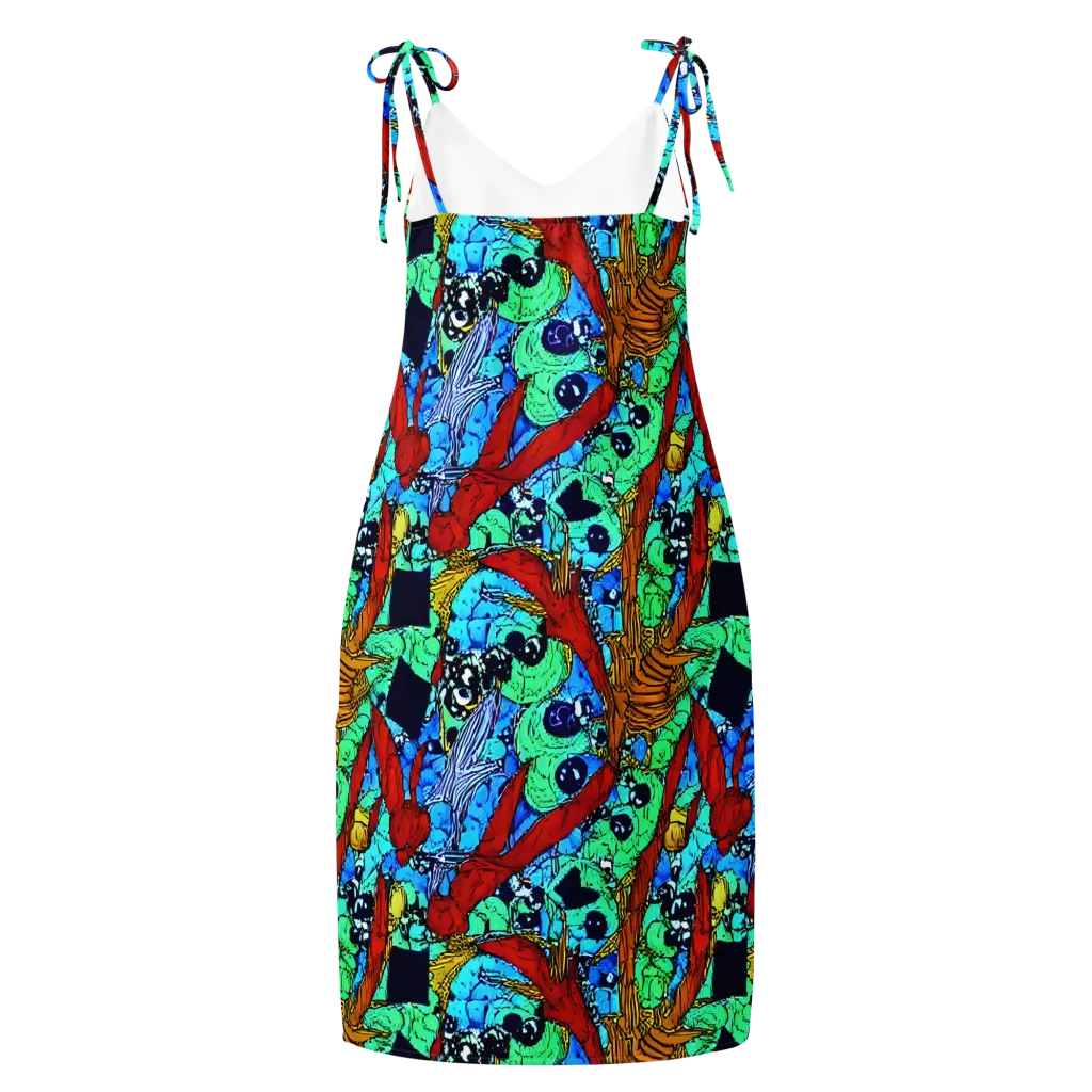 Jungle Aftershock on Slip Dress — Back