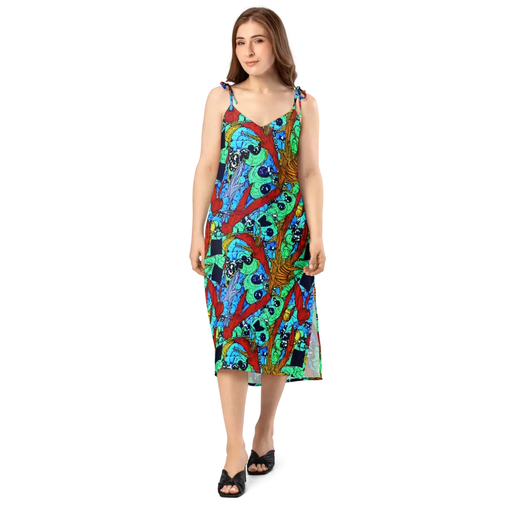 Jungle Aftershock on Slip Dress — Front