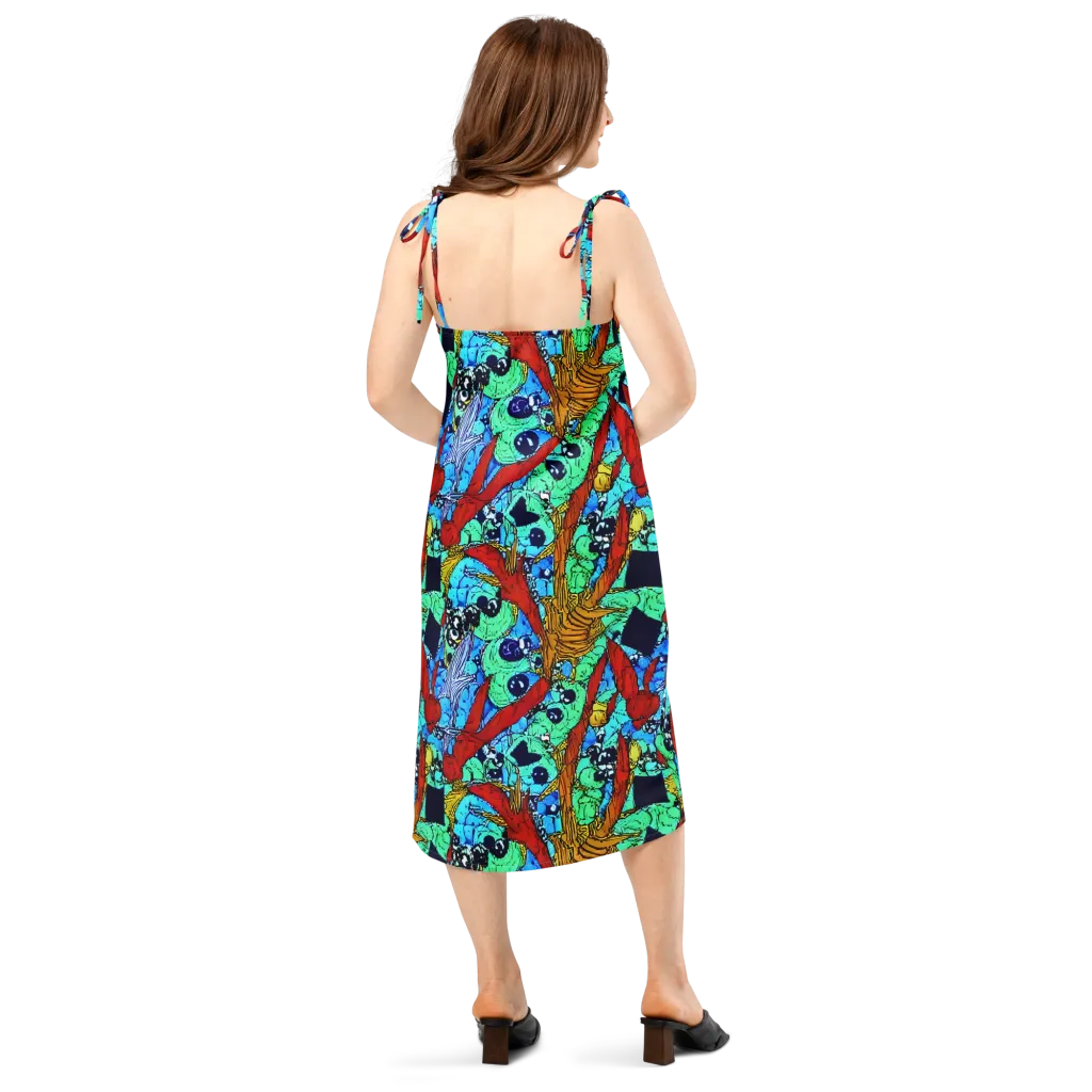 Jungle Aftershock on Slip Dress — Back