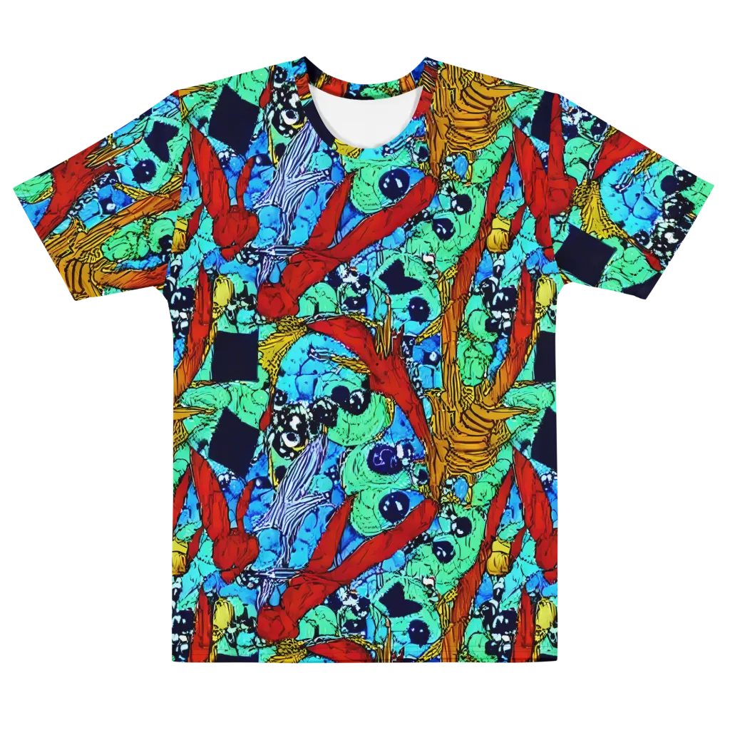 Jungle Aftershock on Men's Cotton Crew Neck T-Shirt — Front
