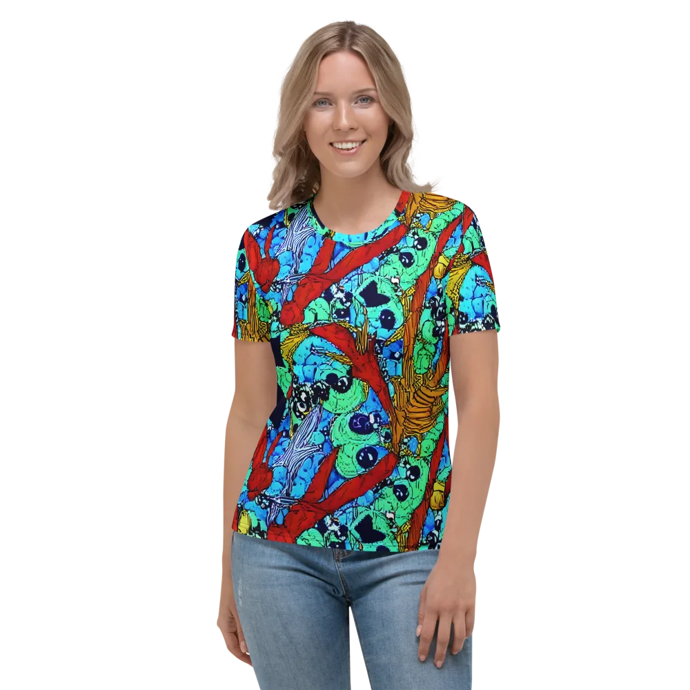 Jungle Aftershock on Women's Crew Neck T-Shirt — Front