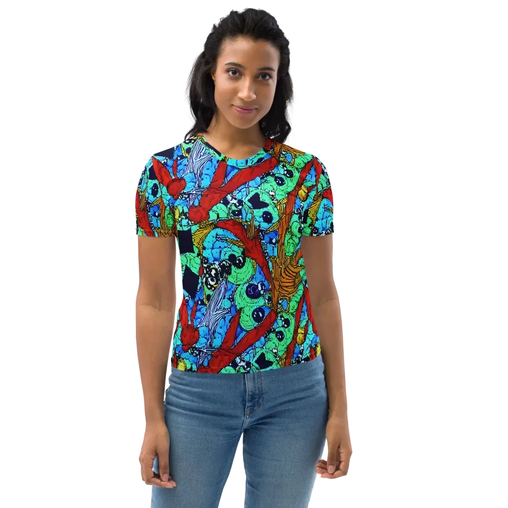Jungle Aftershock on Women's Crew Neck T-Shirt — Front