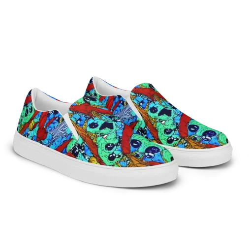 Jungle Aftershock on a Women's Slip-On Canvas Shoes