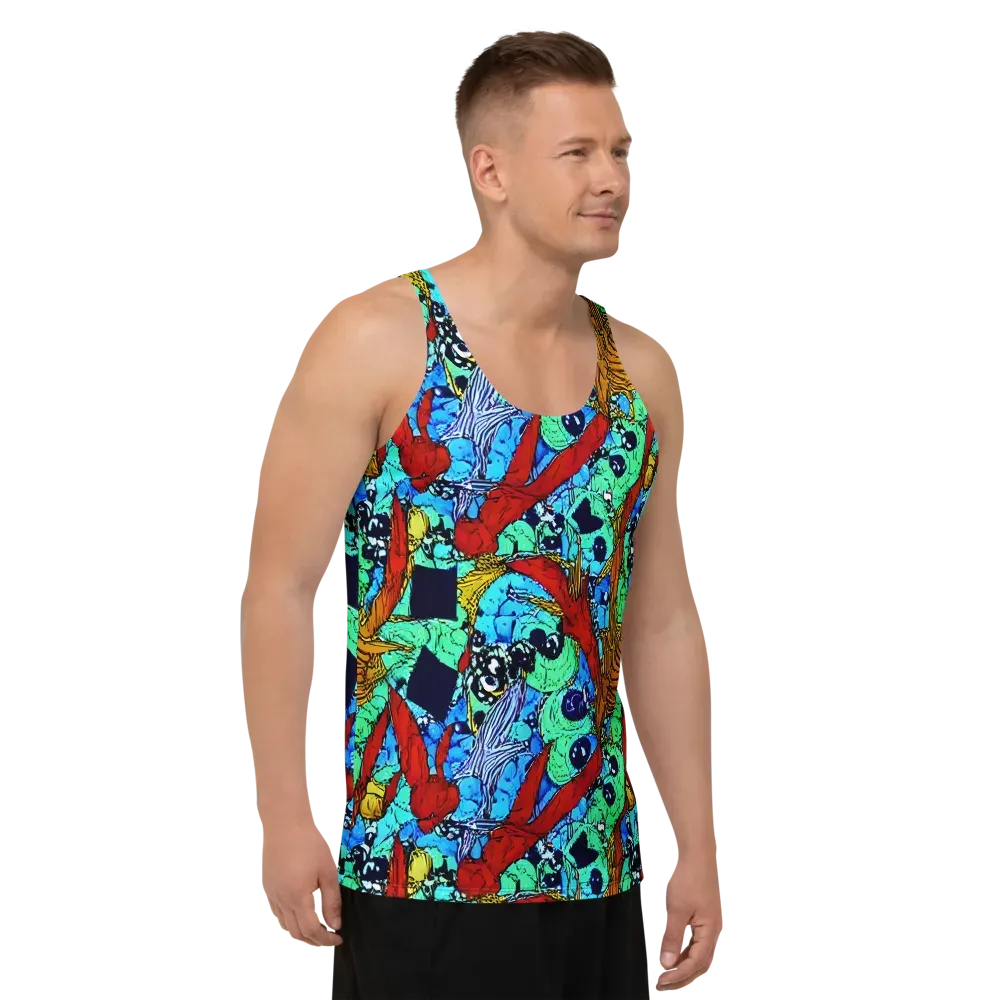 Jungle Aftershock on Men's Tank Top — Right Front