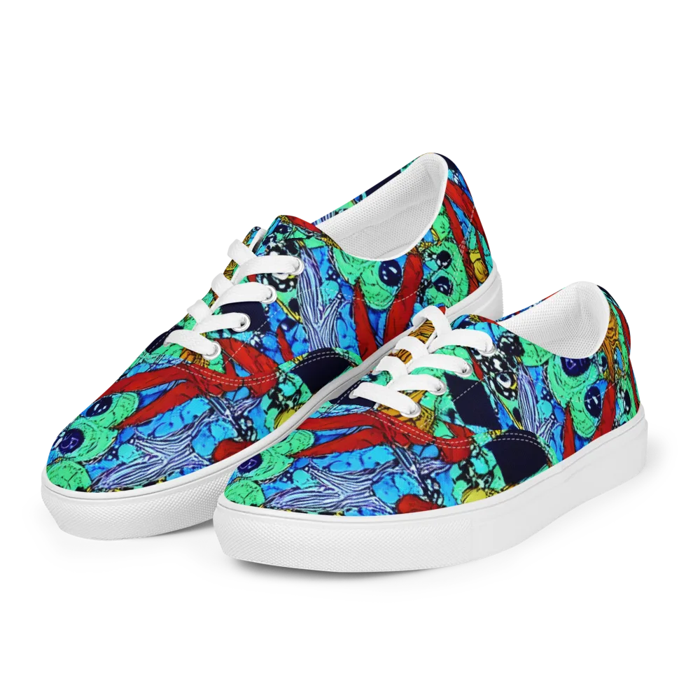 Jungle Aftershock on Men's Lace-Up Canvas Shoes — Left Front